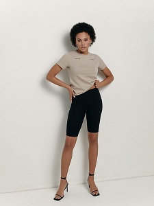 CONTE LS 1729 Велосипедки из хлопка с высокой посадкой