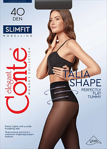 CONTE SLIMFIT 40 Колготки женские с широким моделирующим поясом Lycra®