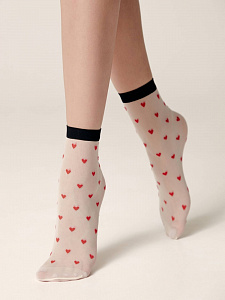 CONTE FANTASY Носки с рисунком «сердечки»