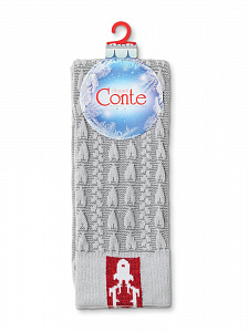 CONTE NEW YEAR Новогодние высокие ажурные носки с антискользящим покрытием