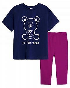 Комплект для девочки (футболка-бриджи)