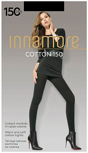 Колготки женские Cotton 150 nero
