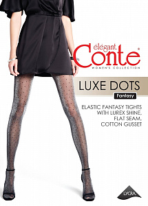 CONTE LUXE DOTS Колготки с люрексом и рисунком «в точку»