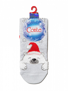 CONTE NEW YEAR Сияющие новогодние носки "Мишка"