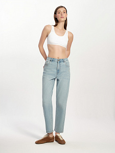 CONTE CON-730 Джинсы mom с легким эффектом потёртостей и разрушений