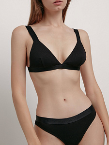 CONTE TIE DYE RIB LBE 1912 Бюстье в рубчик с треугольными чашками