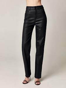 CONTE CON-509 Джинсы прямого кроя с напылением «под кожу»