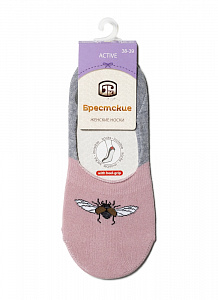 Брестские Active 1334 (Подследники С Антискользящим Покрытием На Пятке) Носки женские
