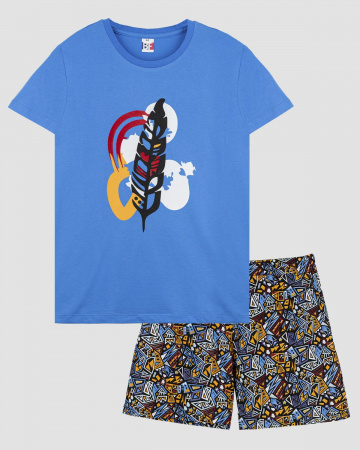 Пижама женская (футболка+шорты)