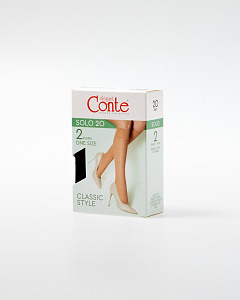 CONTE SOLO 20 (2 пары) Гольфы женские