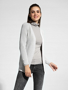 CONTE LDK076 Удлиненный кардиган из итальянской пряжи с вискозой и хлопком