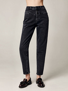 CONTE CON-517 Джинсы mom с кокеткой и тремя пуговицами