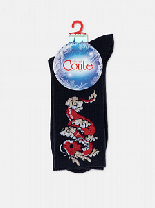 CONTE NEW YEAR (удлиненные, люрекс) Носки женские