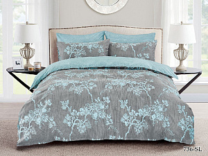 Комплект постельного белья, 1.5-спальное, сатин