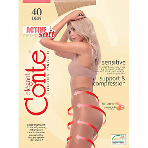 Колготки женские Active Soft 40 nero