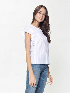 CONTE LBL 906 Хлопковая блузка с воланами