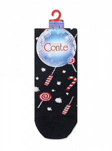 CONTE NEW YEAR Новогодние носки с пушистой нитью «Sweets»