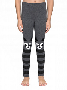 Conte-kids FANCY Веселые леггинсы с рисунком "енот"