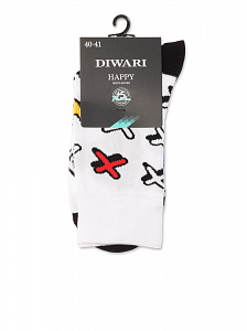 DIWARI HAPPY Хлопковые носки с рисунком «Крестики»
