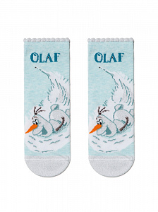 Conte-kids ©Disney Frozen Хлопковые носки с люрексом, стразами и рисунками героев 