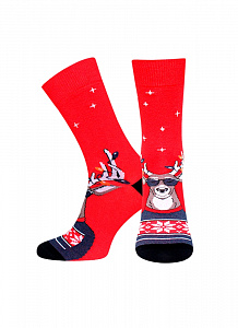 Брестские Носки мужские 2146 CLASSIC НОВОГОДНИЕ (средней длины)