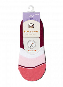 Брестские Active 1334 (Подследники С Антискользящим Покрытием На Пятке) Носки женские