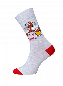 БРЕСТСКИЕ НОСКИ МУЖСКИЕ 2146 NEW YEAR (средней длины, НГ)