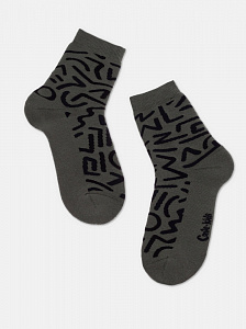 CONTE-KIDS SOF-TIKI Носки детские махровые "Hieroglyphs"