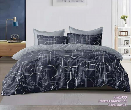 Комплект постельного белья, евро, поплин