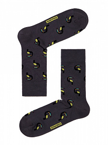 DIWARI HAPPY Хлопковые носки с рисунками "Туканы"