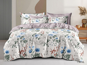 Комплект постельного белья, дуэт, сатин