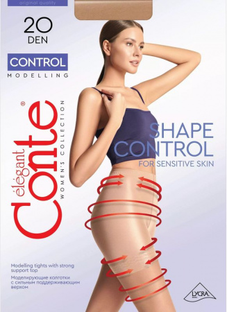 Колготки женские Control 20 nero