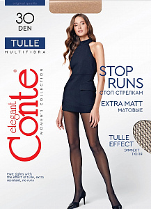 Колготки женские Tulle 30 nero