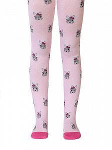 Conte-kids TIP-TOP Хлопковые колготки с рисунком "Кролик"