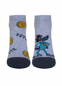 БРЕСТСКИЕ НОСКИ МУЖСКИЕ 2156 СМФ "Ну, погоди!" (укороченные)