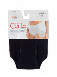 CONTE BASIC COLLECTION LB 2016 Трусики "бикини" с высокой посадкой женские (хедер)