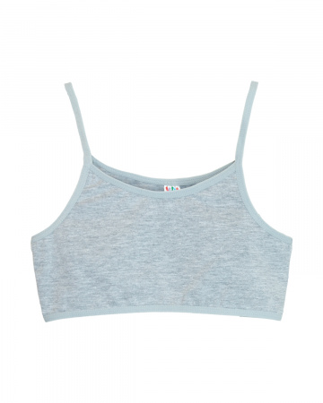 Майка для девочки на бретелях (бразильетка)