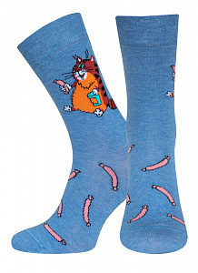 БРЕСТСКИЕ НОСКИ МУЖСКИЕ 2155 СМФ "Попугай Кеша" (средней длины)