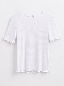 CONTE LD 1166 Топ в рубчик из премиальной вискозы