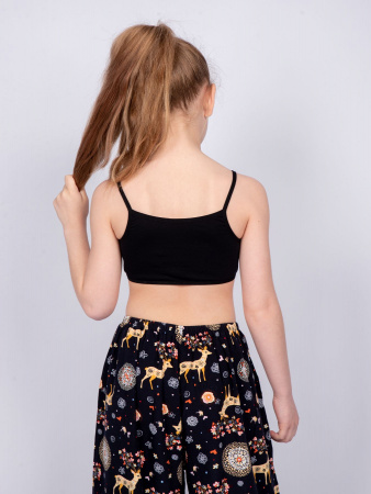 Майка для девочки на бретелях (бразильетка) Майка для девочки на бретелях (бразильетка)