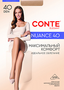 CONTE NUANCE 40 Колготки женские с шортиками